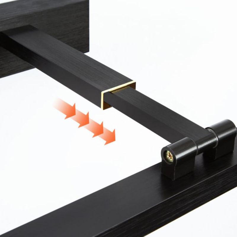 Black Mirror Front Light Modern LED Vanity Light with Plastic Shade for Bathroom