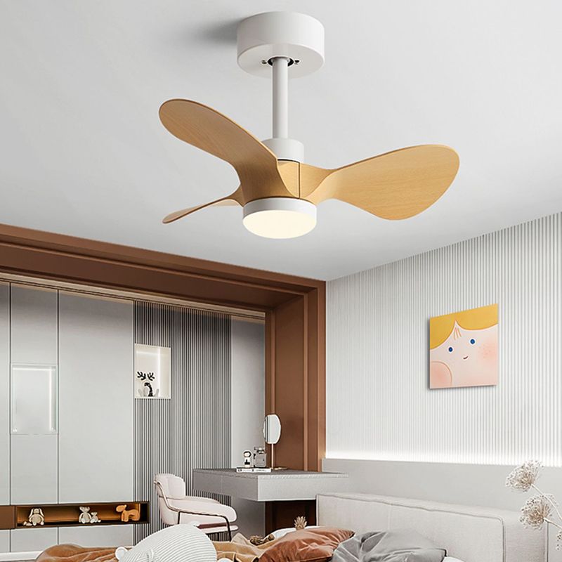Metal Fan Shape Ceiling Fan Kid Style Single-Light Ceiling Fans Fixtures