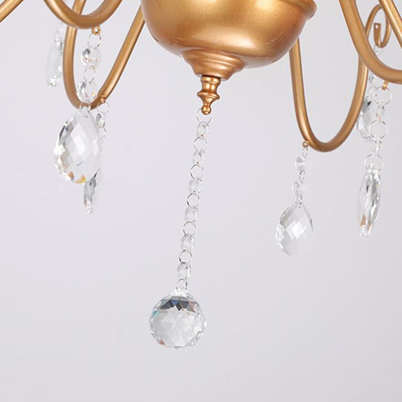 Wrought Iron Pendant Light Sputnik Contemporary Pendant Light for Living Room