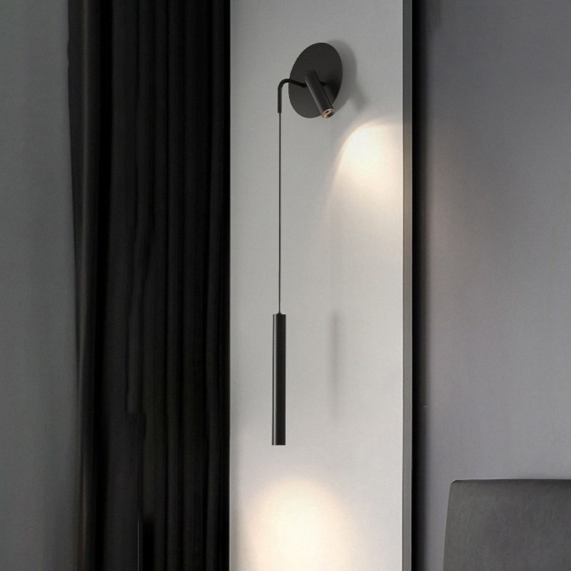 2-Light Modernism Black Wall Mounted Sconce Linear Wall Light for Foyer