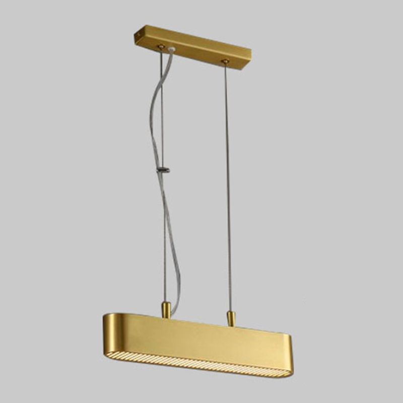 Modern Style LED Stainless Steel Hanging Light Fixture Dining Room Pendant Light