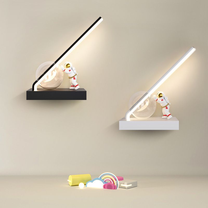 Prontofondo per bambini Sconcetto Creative Astronauta LED Monte Montaggio Luce