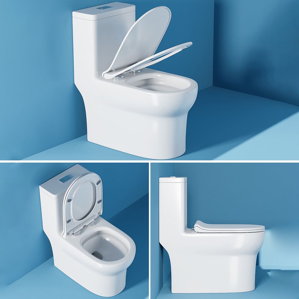 Porcelain Modern Urine Toilet Floor Mounted All-In-One Flush Toilet
