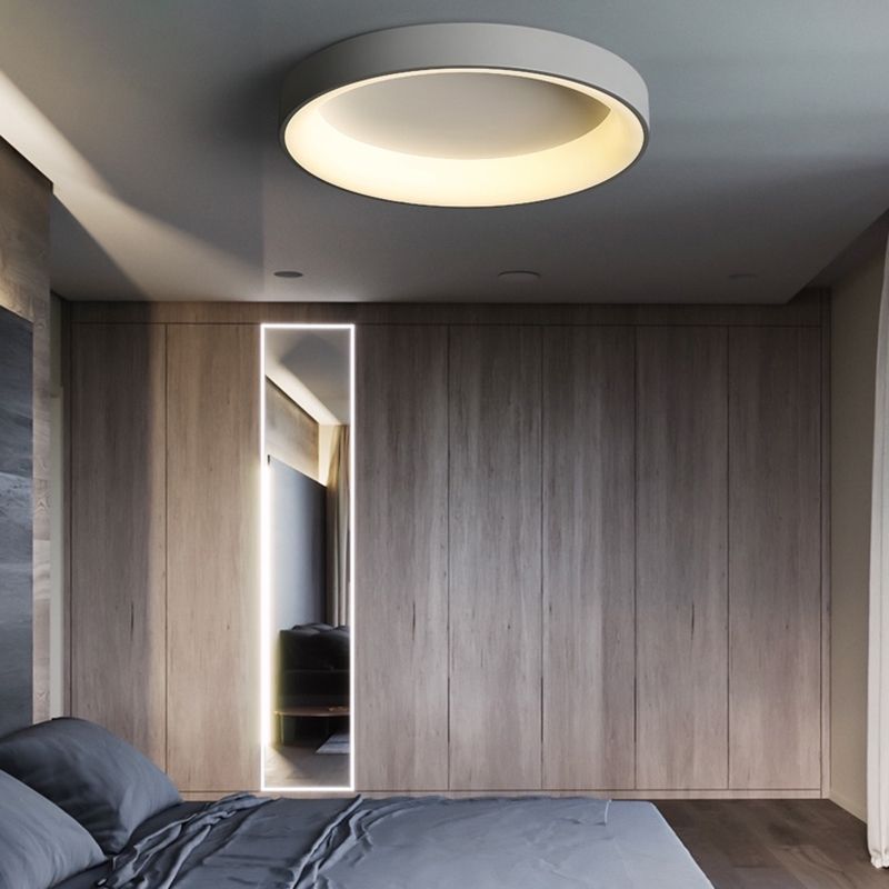 Circular Flush Mount Light Fixtures Modern Acrylic Flushmount