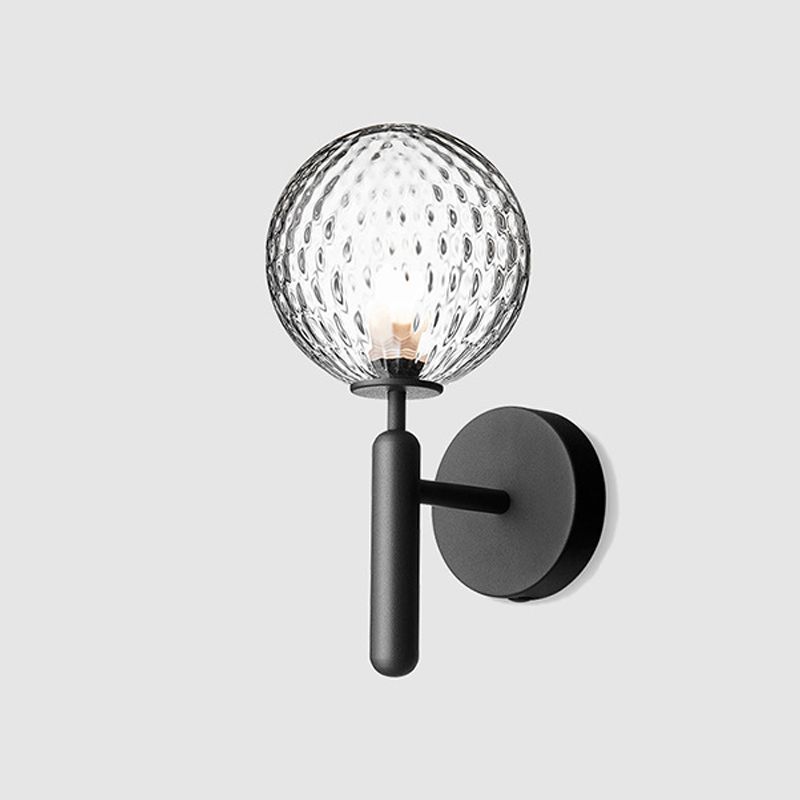 Modern Style Ball Wall Light Sconces Glass 1 Light Wall Lighting Ideas