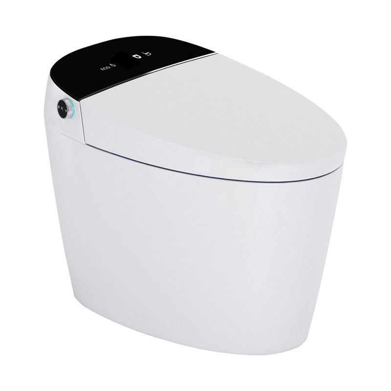 Modern All-In-One Toilet Bowl Siphon Jet Toilet with Seat for Bathroom