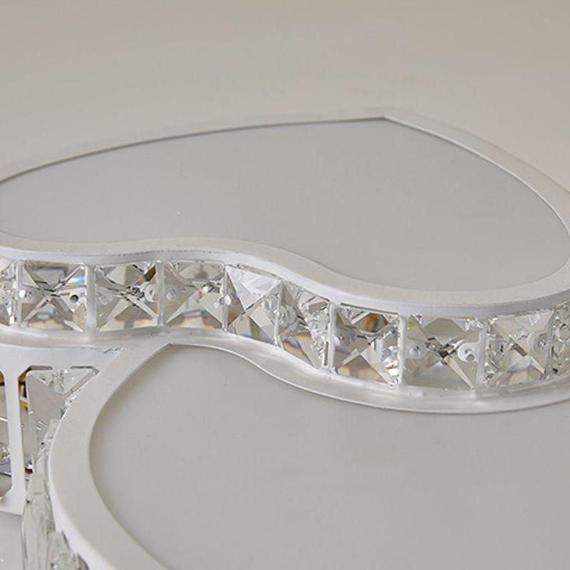 Lámpara de techo LED de estilo moderno cerca del accesorio de iluminación de techo con pantalla de cristal