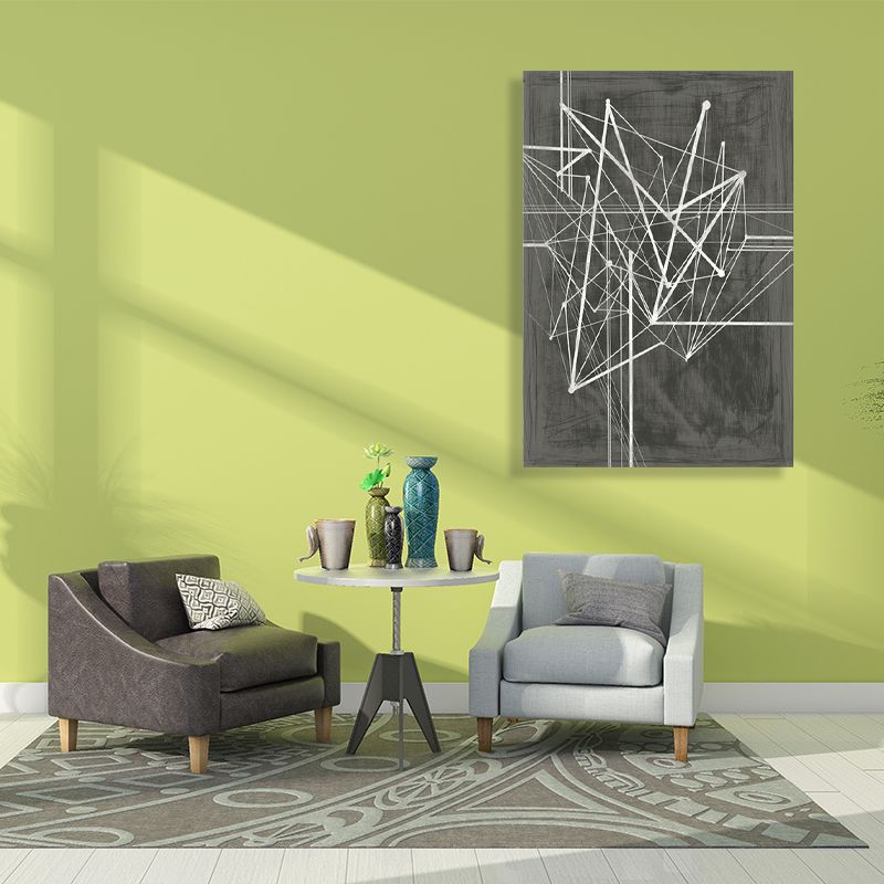 Miraculous Geometric Wall Decor for Living Room in Black, Multiple Sizes Available