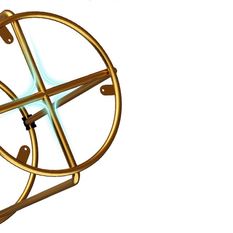 Contemporary Ottoman Fabric Upholstered Solid Color Round Ottoman