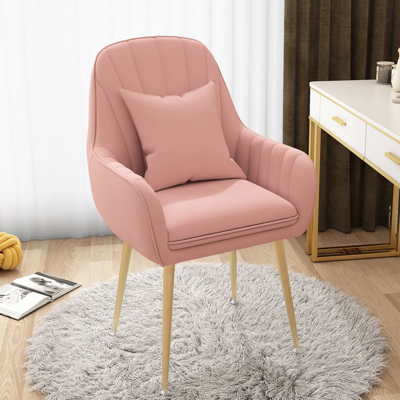 Metal Contemporary Home Side Chair Parsons Chair 18'' Wide Chair for Kitchen