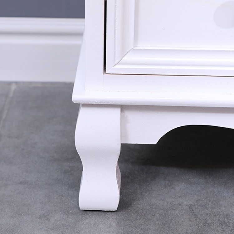 14" W Traditional Wooden Lingerie Chest Vertical Storage Chest with Drawers