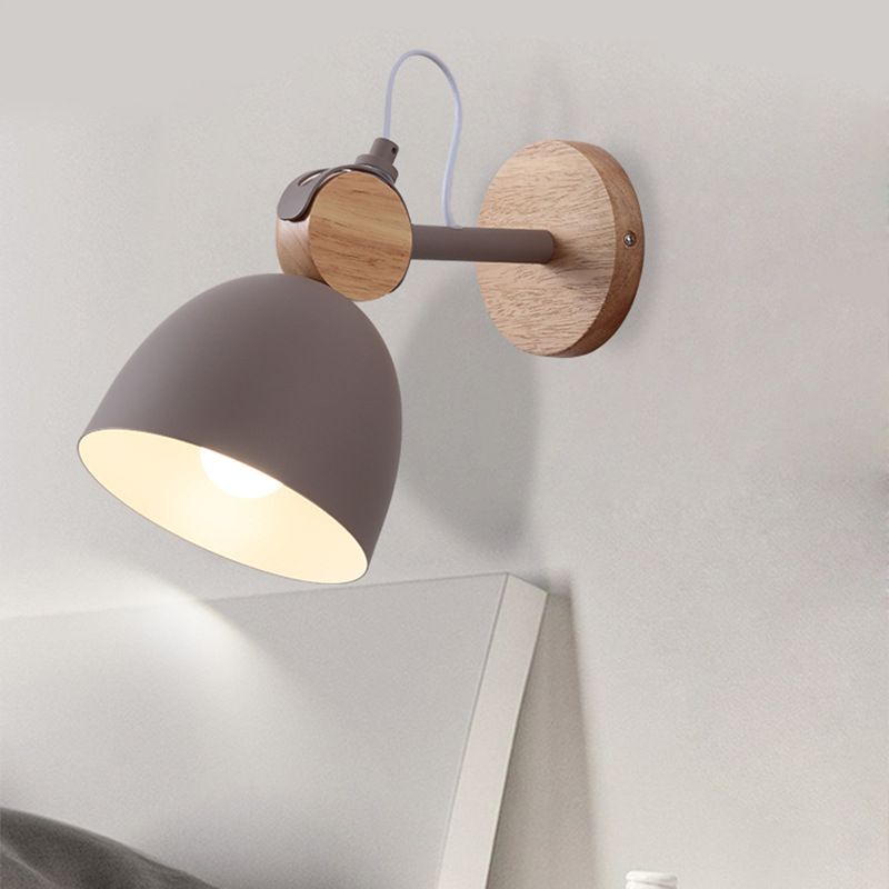 Metal Geometric Wall Mounted Lamps Modern Style 1 Light Wall Light Sconces