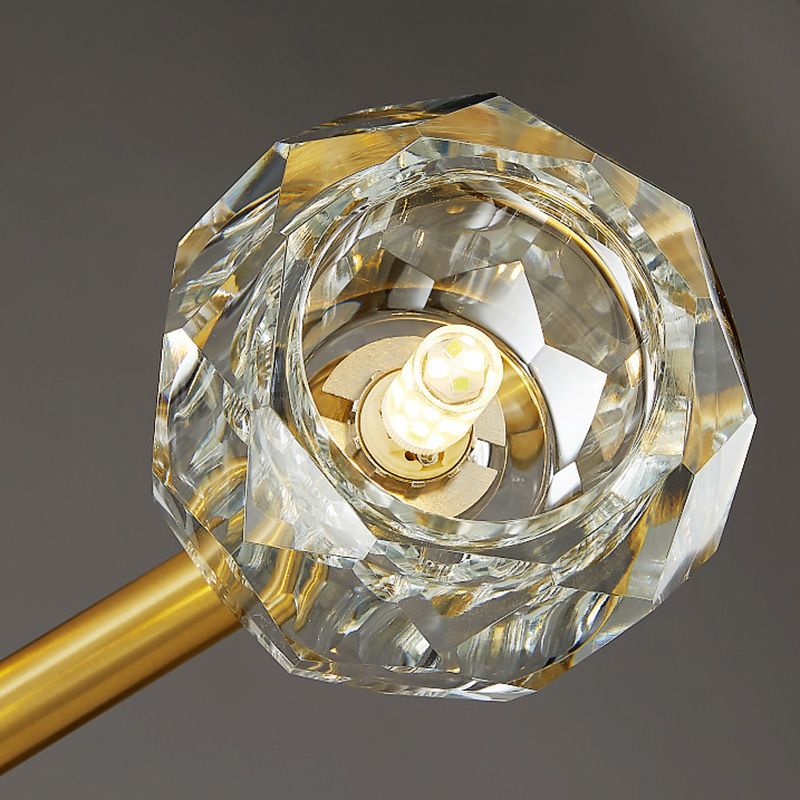 Globe Island Lighting Crystal Contemporary Simplicity Pendant Lighting Fixtures for Restaurant