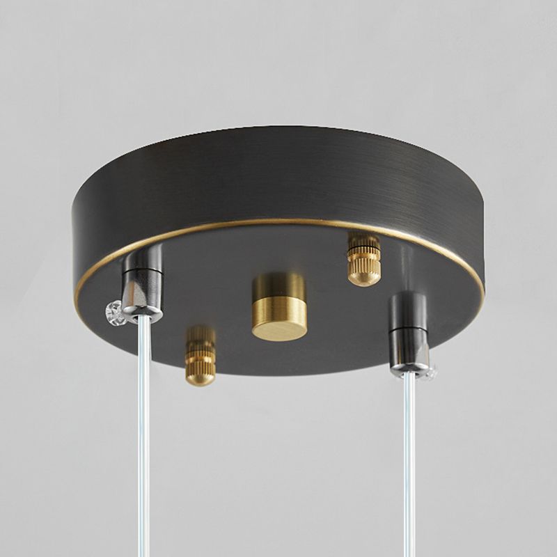 Linear Shape Island Pendants Contemporary Style Metal Pendant Lighting Fixtures