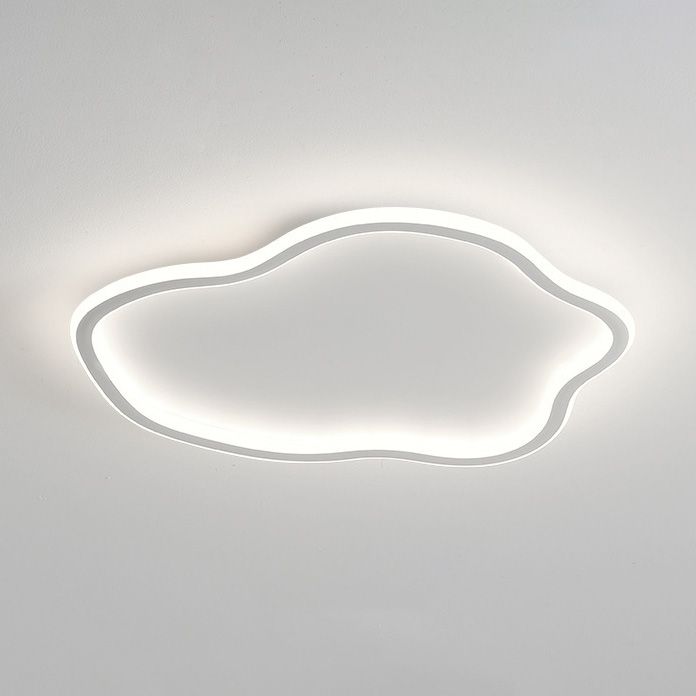Moderne minimalistische Cloud LED inbouw smeedijzeren plafondarmatuur met acryl kap