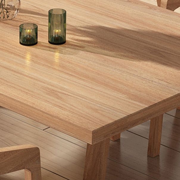 Rectangular Dining Table Set 1/6/9 Pieces Pine Wood Dinette Set for Kitchen