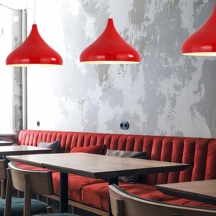 Macaron Matel hangend licht, Noordse traanschaduw 1-licht hangerverlichting