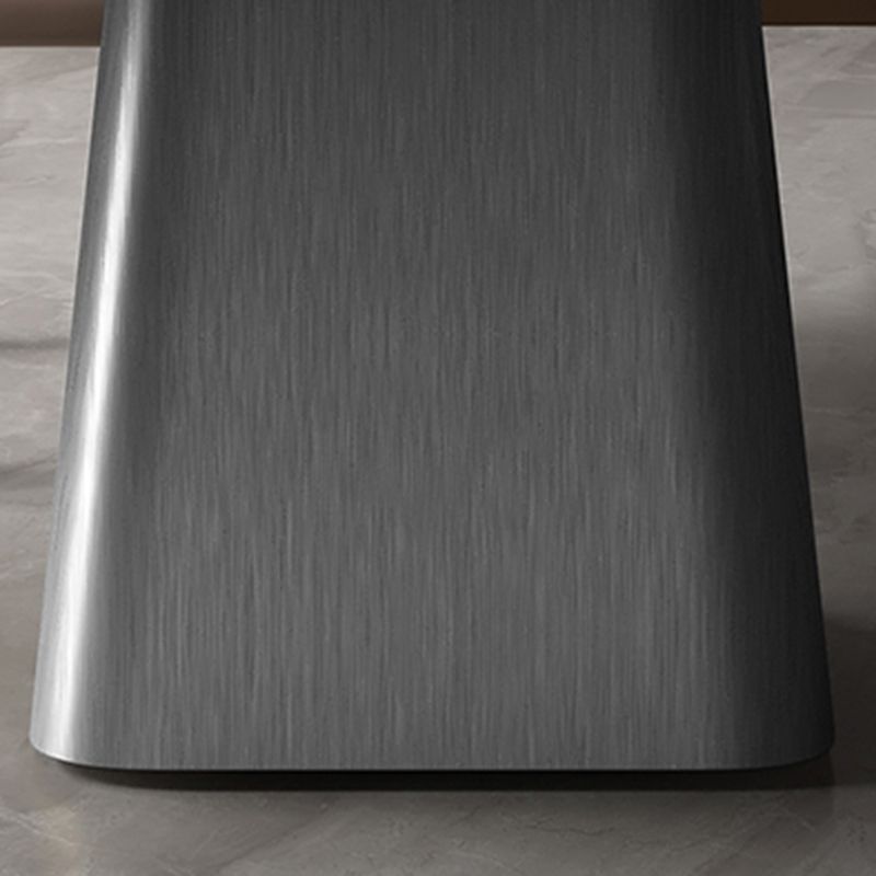 Rectangular Dining Table Set 1/4/7 Pcs Stone Dinette Set for Kitchen