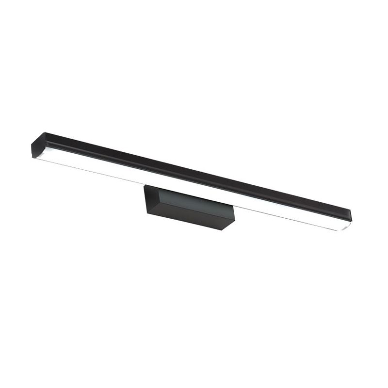 Style minimaliste moderne de style cylindrique de vanité murale lumineux acrylique 1 luminaire mural de vanité légère