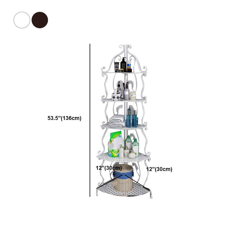 Contemporary Metal Book Shelf Folding Open Back Bookshelf Shelves Included