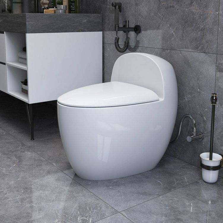 Contemporary One Piece Flush Toilet Floor Mounted Urine Toilet for Bathroom