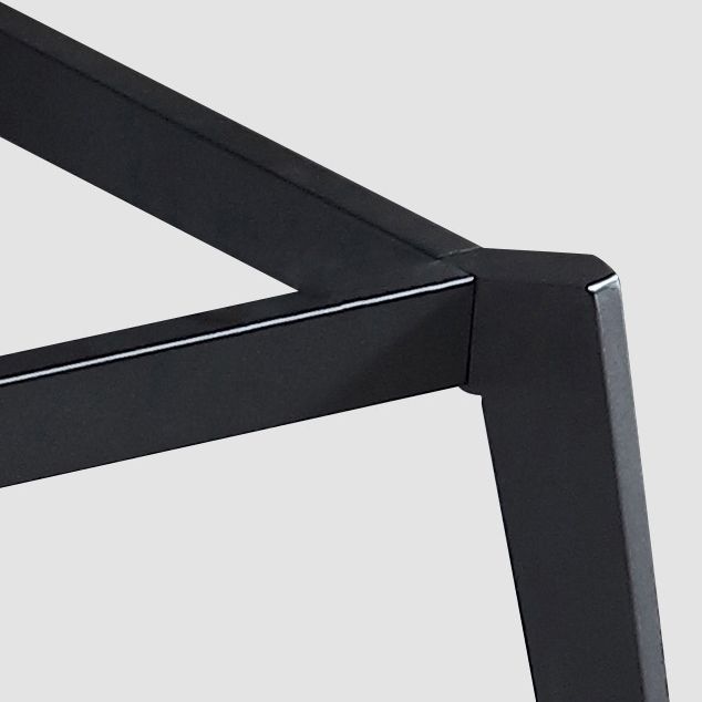 Rectangle Modern Stone Table Standard Height Dining Table with 4 Legs