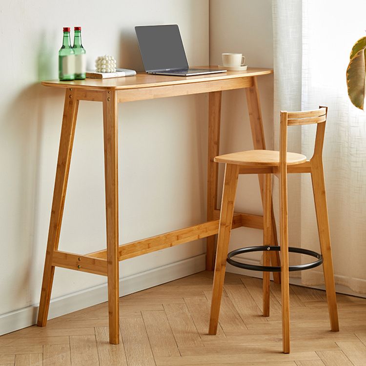 Contemporary Style Bar Set 1/2/3 Pieces Rectangle Pub Dining Set for Indoor