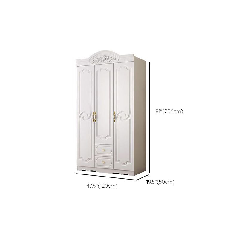 Engineered Wood Wardrobe Cabinet French Country Wardrobe Armoire