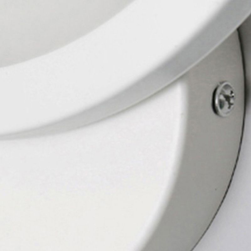 Flower Shape Wall Lamp Modern Style Acrylic 1 Light Sconce in White