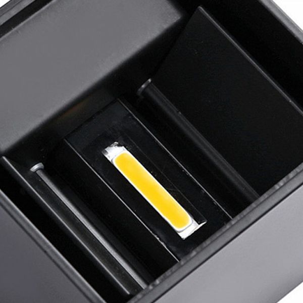 Square Wall Lighting Contemporary Metal 1 Light Wall Sconces