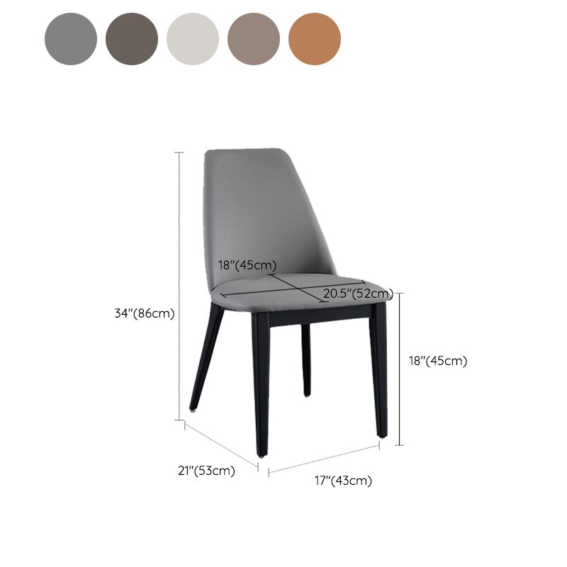 Contemporary Kitchen Dining Side Chair Parsons Chair with Upholstered