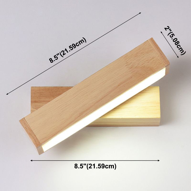 Luce da parete rettangolare a LEDGLE ROFABILE NORDICO MODERNO NORDICO MOLTO SCONCI
