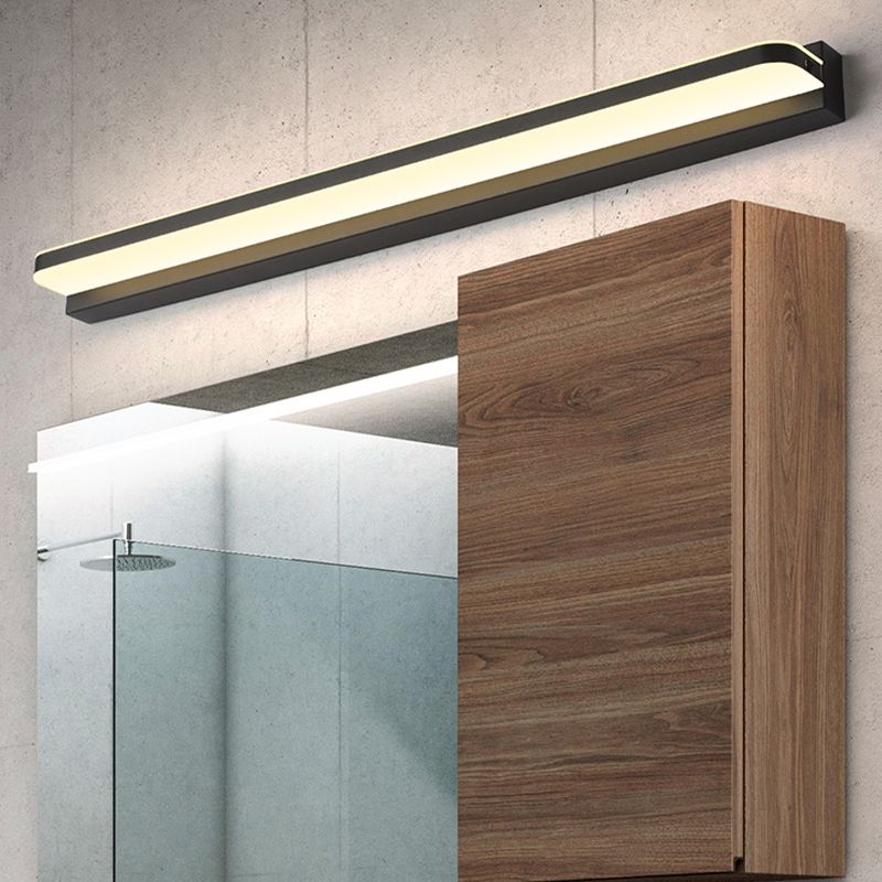 Minimalism Vanity Lighting Linear Metal Wall Light Fixture for Bathroom