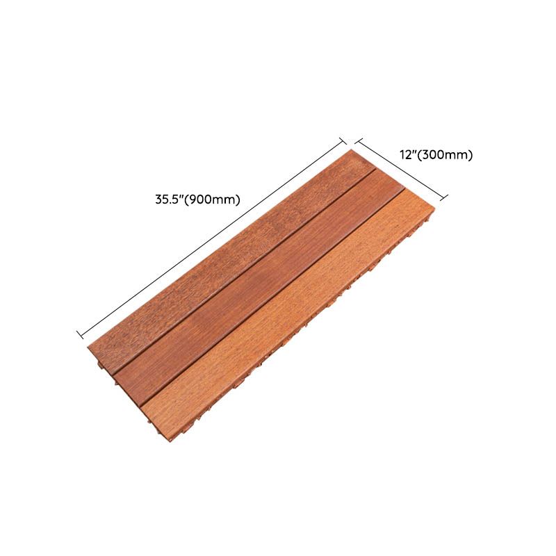 Classic Wood Deck Tiles Interlocking Composite Patio Flooring Tiles