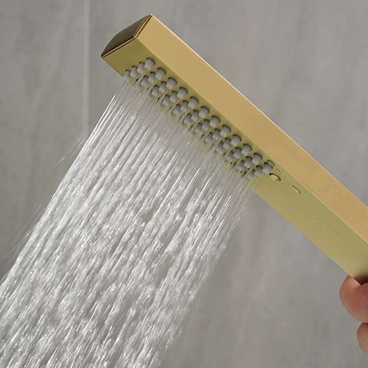 Brass Roman Bathtub Faucet Waterfall Spout Tub Faucet with Hand Shower