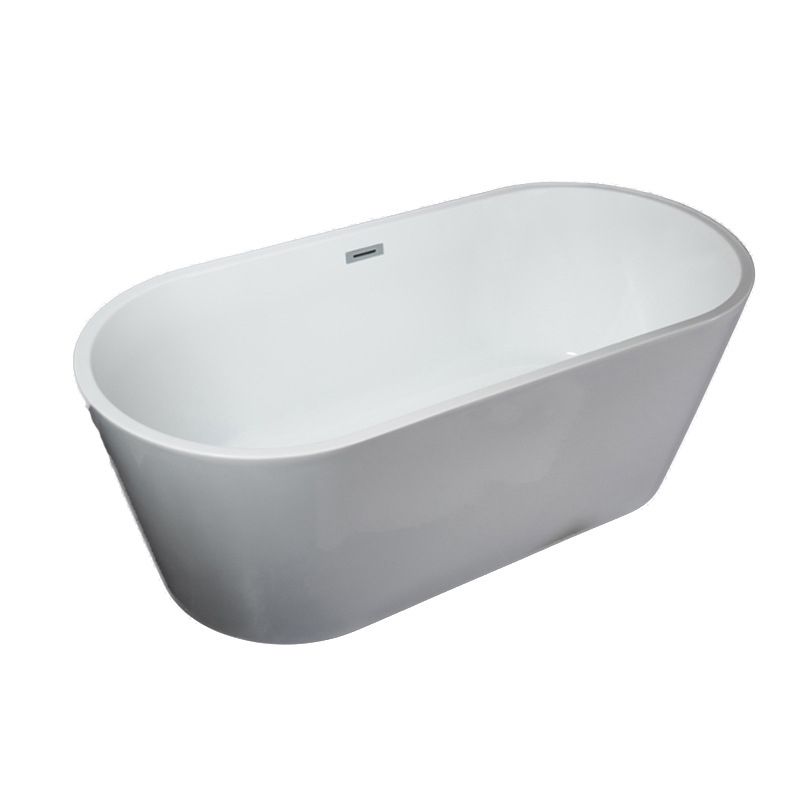Soaking Bathtub Antique Finish Back to Wall Acrylic Bath Tub
