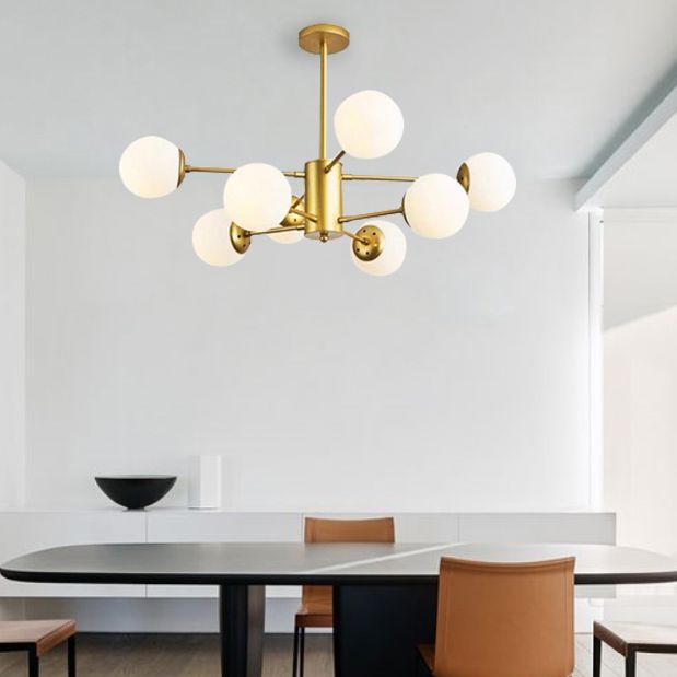 Luz de lámpara LED de metal de estilo múltiple de múltiples anillos de un solo nivel