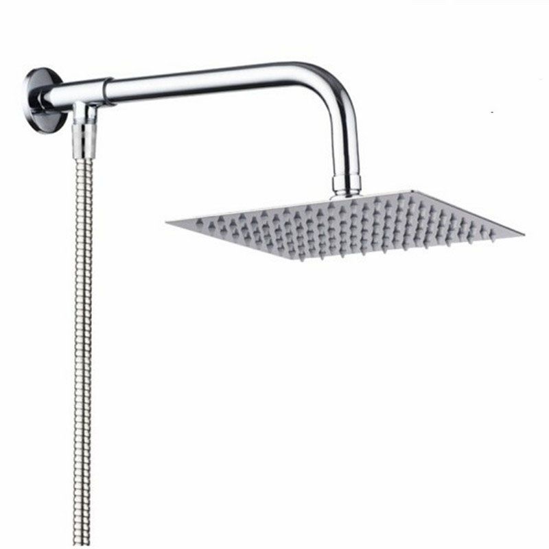 Swivel Rain Shower Head Wall-Mount Full Copper Pressurized Shower