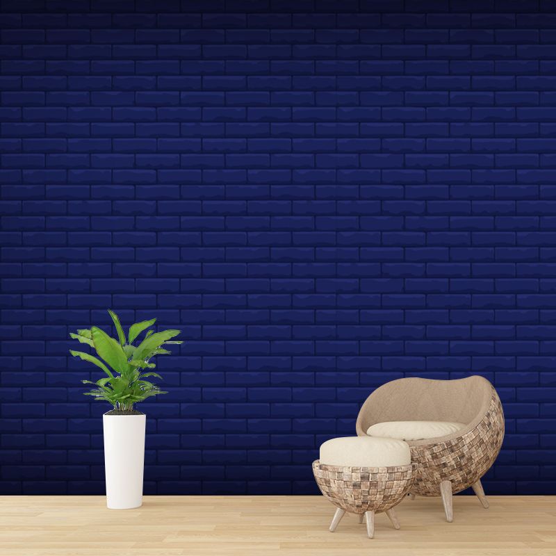 Customized Mildew Resistant Wall Mural Industrial Style Brick Wall Pattern Wall Covering