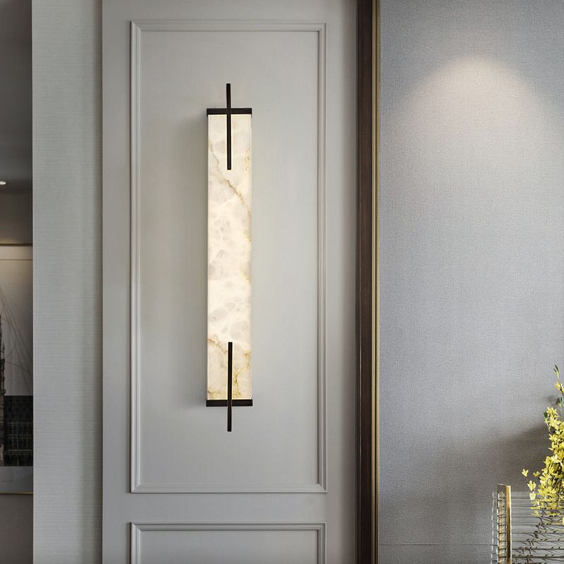 Contemporary Metal Wall Sconce Lighting Geometric Shape Wall Lamp for Living Room