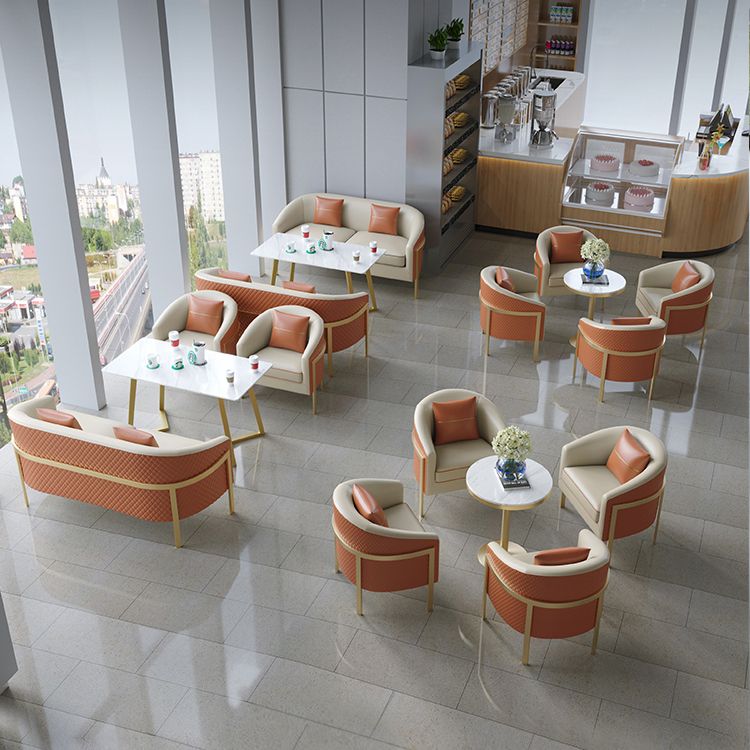 Round Dining Site Table Traditional Luxury Stone Dining Room Collection for Indoor