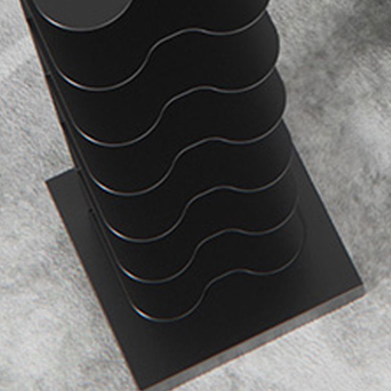 White and Black Corner Bookshelf Closed Back Contemporary Iron Bookshelf