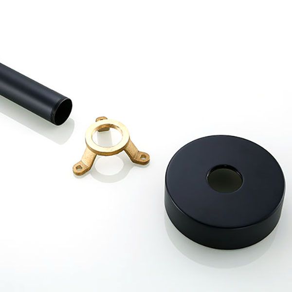 Modern Floor Mounted Metal Freestanding Tub Filler Single Handle Freestanding Faucet
