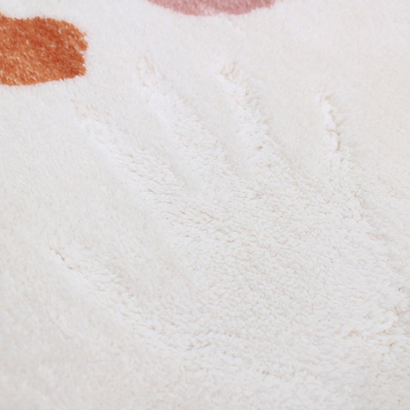 Innenteppich hellfarbener Teppich Färbung resistent Anti-Rutschtier-Teppich für Wohnkultur