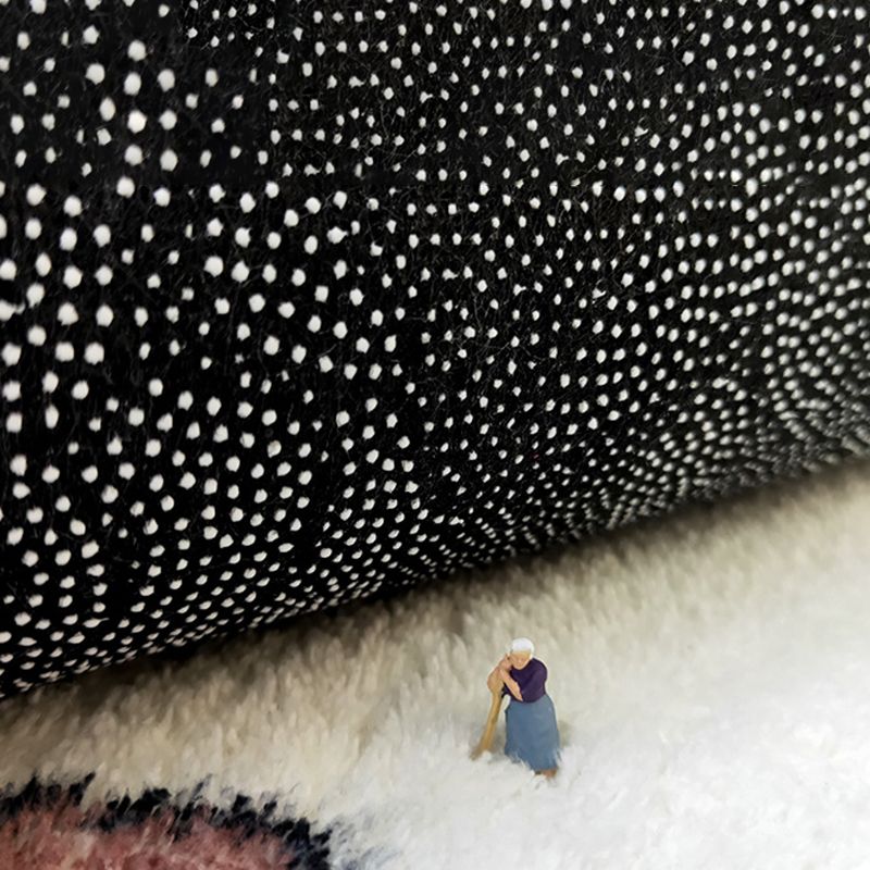 Light Color Abstract Carpet Polyester Modern Carpet Washable Carpet for Living Room