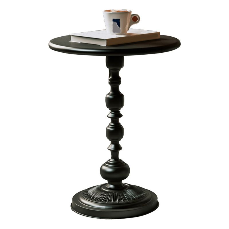 16.5" W x 16.5" D x 20.5" H Sofa Side Accent Table Metal Rustic Style Side Table
