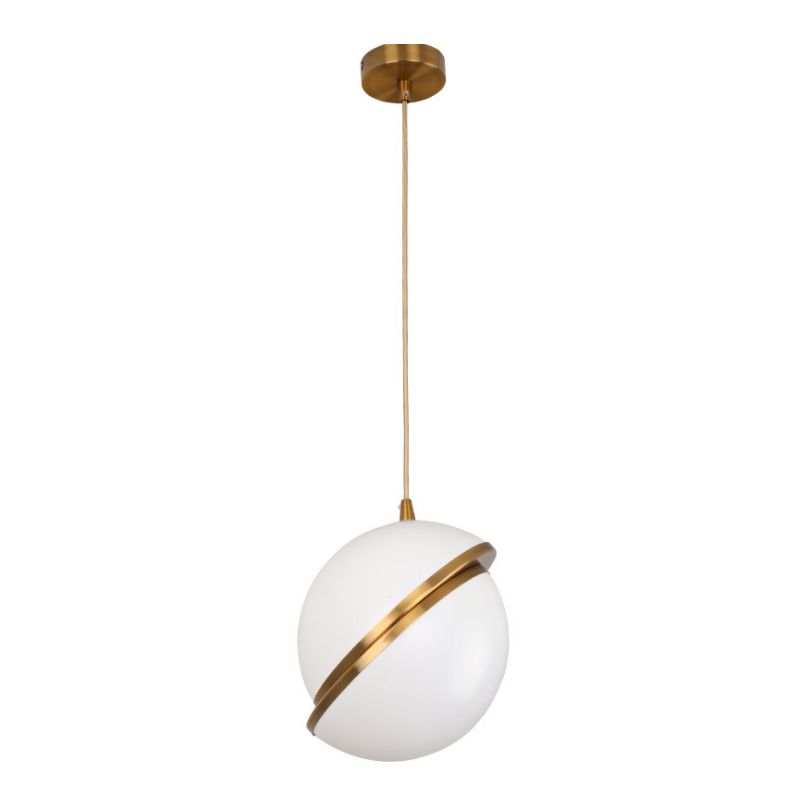 Pendante intérieure minimaliste, Éclairage pendentif en acrylique à 1 lumière