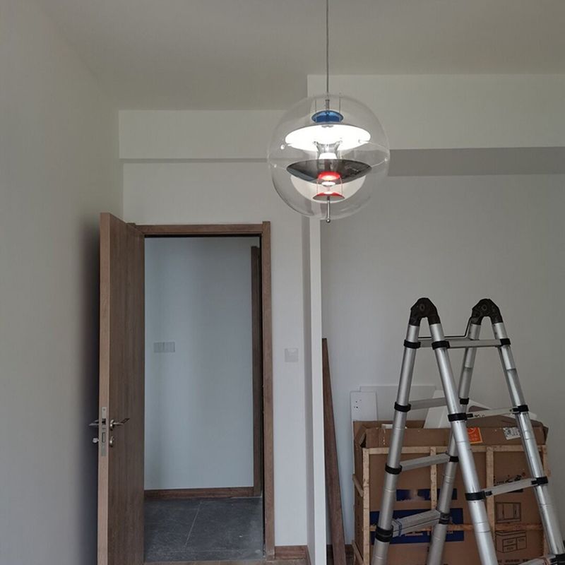 Lumière suspendue contemporaine Clear acrylique Shade Pending Lighting