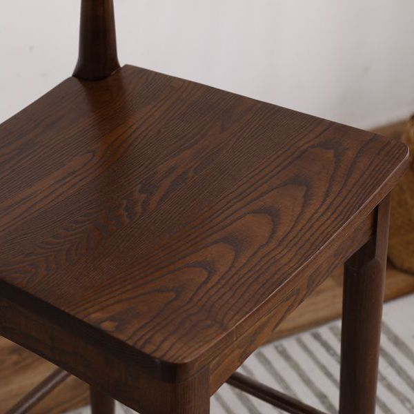Modern Style Bar-stool Wooden Bar Stool with Wood Legs for Home