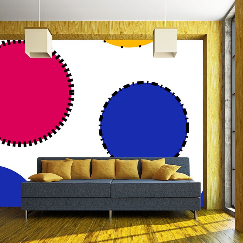 Geometry Illustration Mural Wallpaper Decorative Bedroom Wall Mural